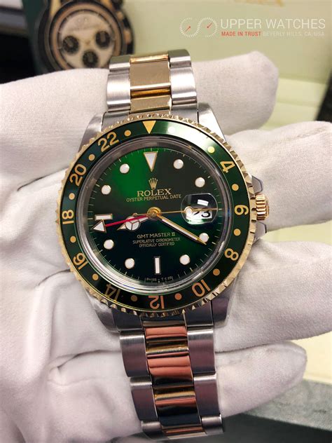 rolex gmt master 2 green